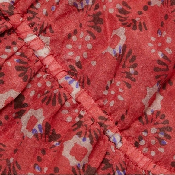 Xirena Jia Floral Print Mini Dress Size Large Coral Blush - Picture 8 of 14